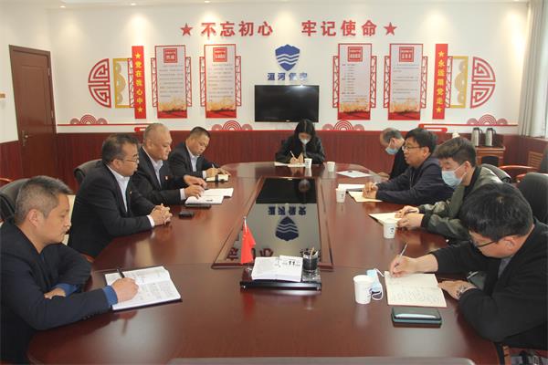 北關區(qū)領導到公司就惠企紓困進行...